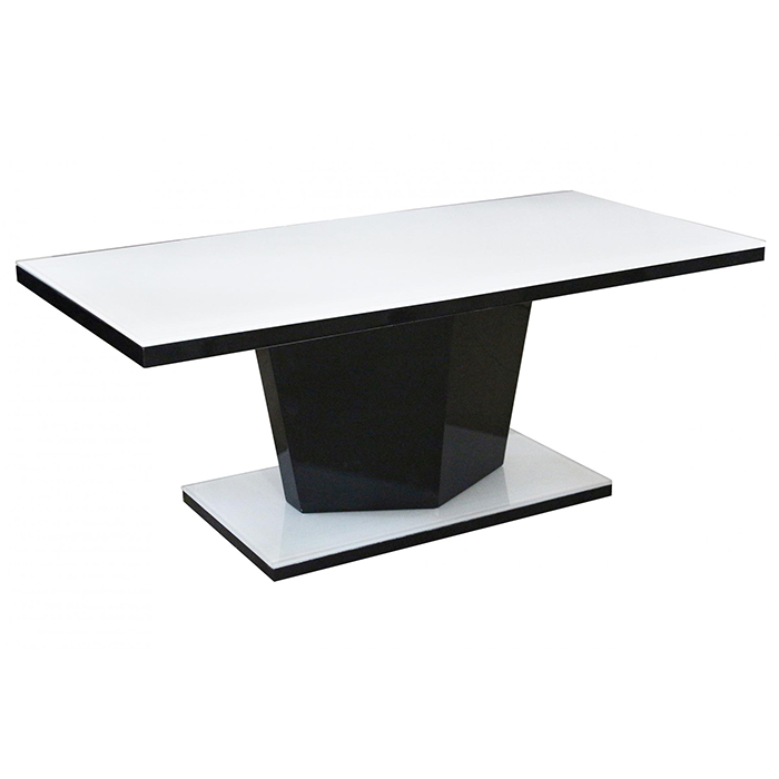 Nora Super White Glass Top Coffee Table - Click Image to Close